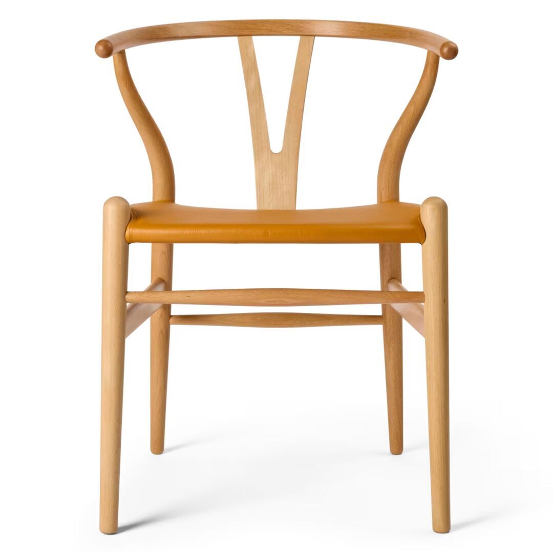Carl Hansen & Søn Stuhl CH24P Wishbone von Carl Hansen & Søn Buche geölt / Loke 7050