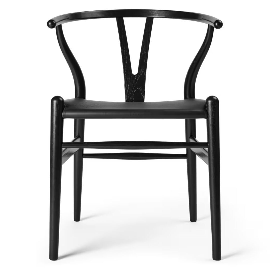 Carl Hansen & Søn Stuhl CH24P Wishbone von Carl Hansen & Søn Eiche Schwarz geölt / Thor 301