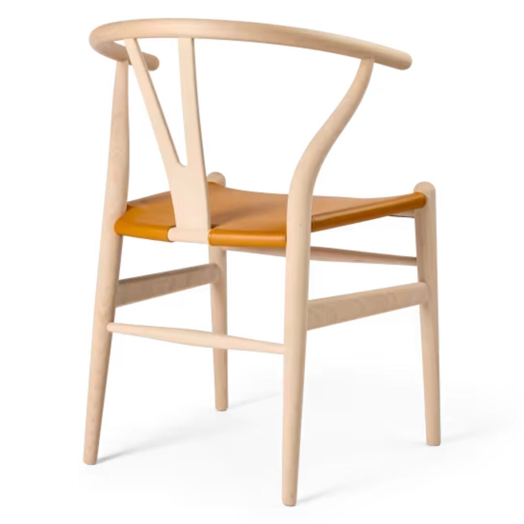 Carl Hansen & Søn Stuhl CH24P Wishbone von Carl Hansen & Søn Buche geseift / Loke 7050