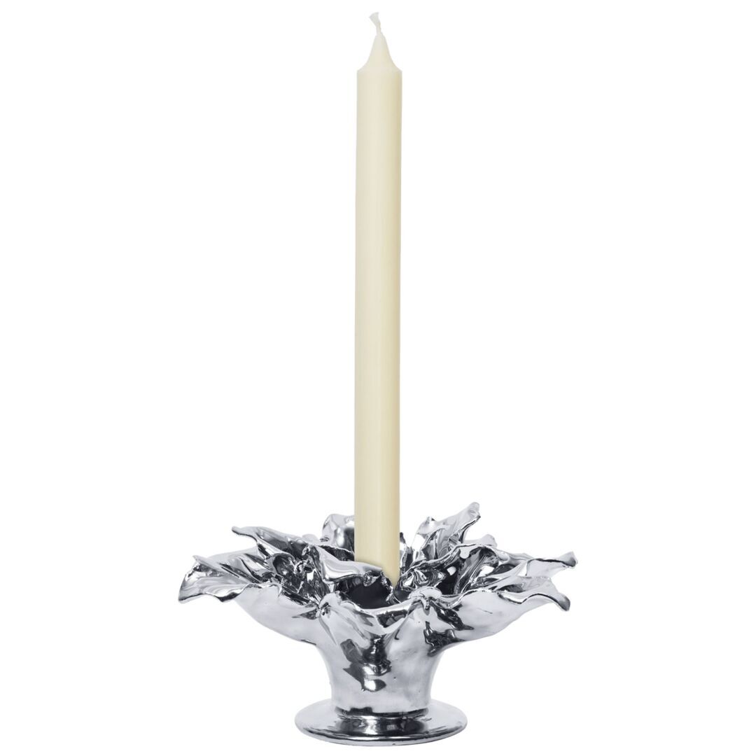 Ferm Living Kerzenhalter Holly Leaf von Ferm Living Silver