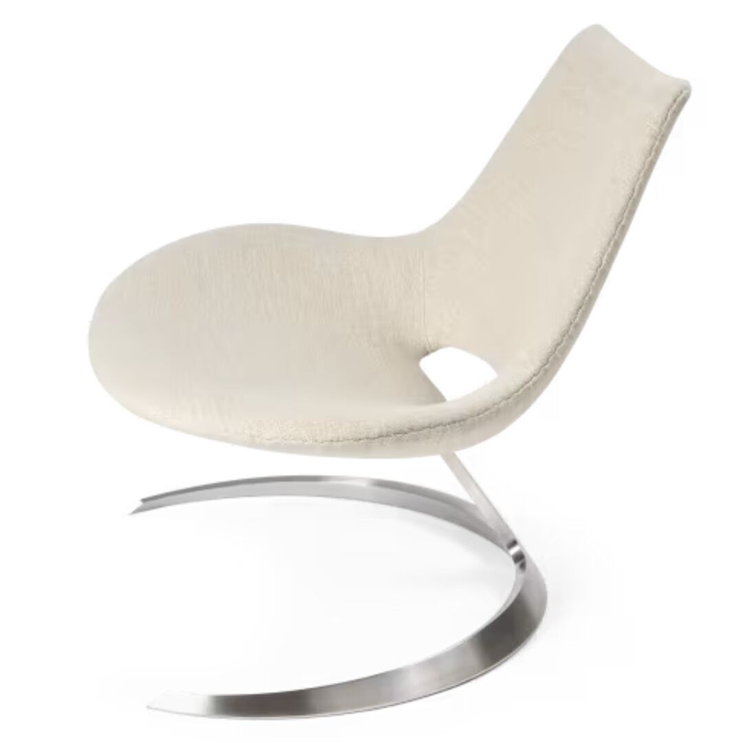 Carl Hansen & Søn Stuhl FK 64 Scimitar von Carl Hansen & Son Bute Storr 1501 Eierschale
