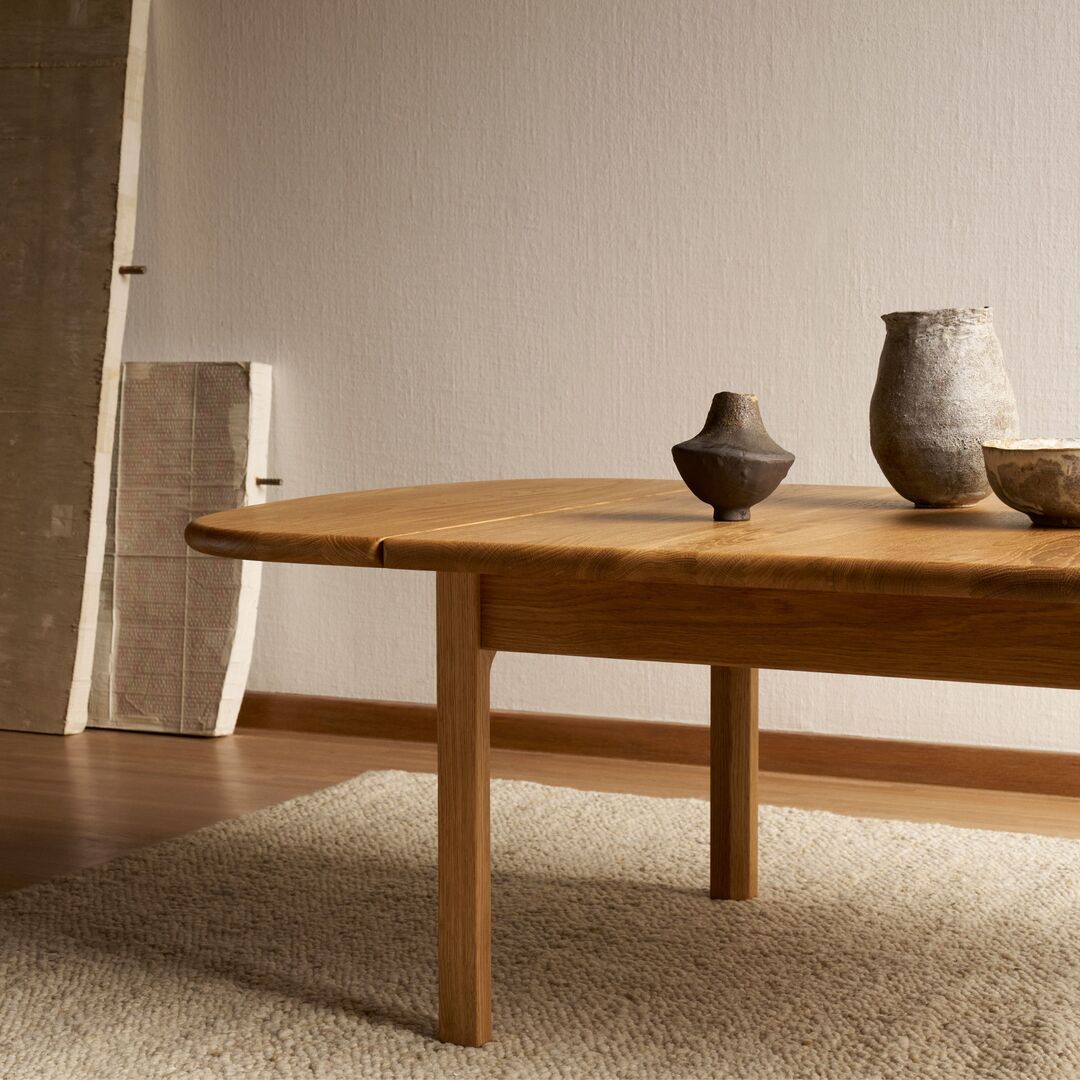 Carl Hansen & Søn Tischbeine CH080 von Carl Hansen & Søn Eiche geölt, H: 44 cm