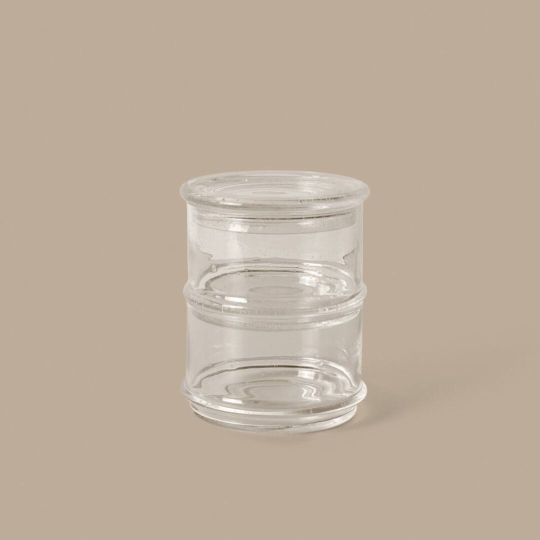 Ferm Living Stapelbare Behälter Boya im 8er Set von Ferm Living Mauve