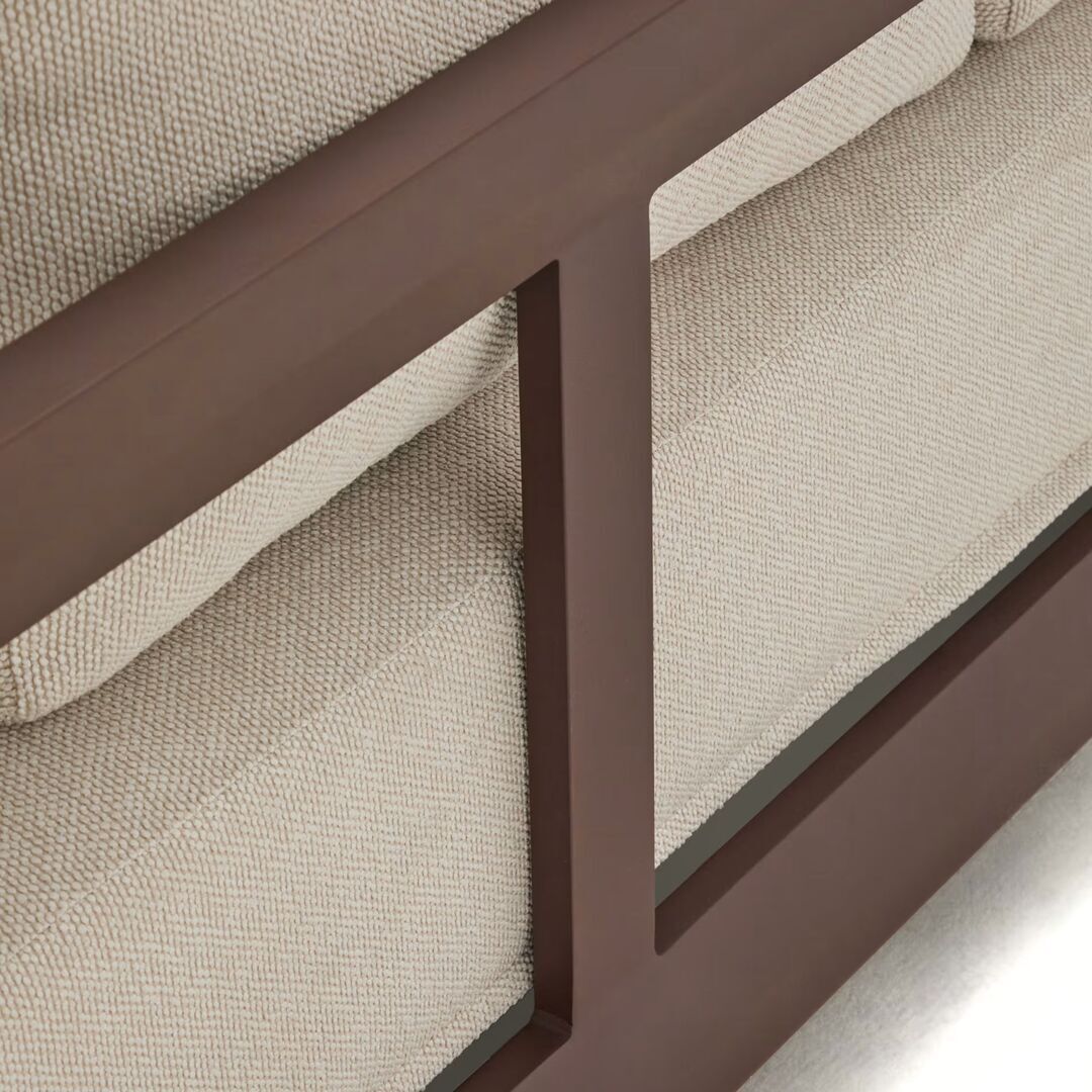 Kave Home 3-Sitzer Sofa Nerano von Kave Home Braun