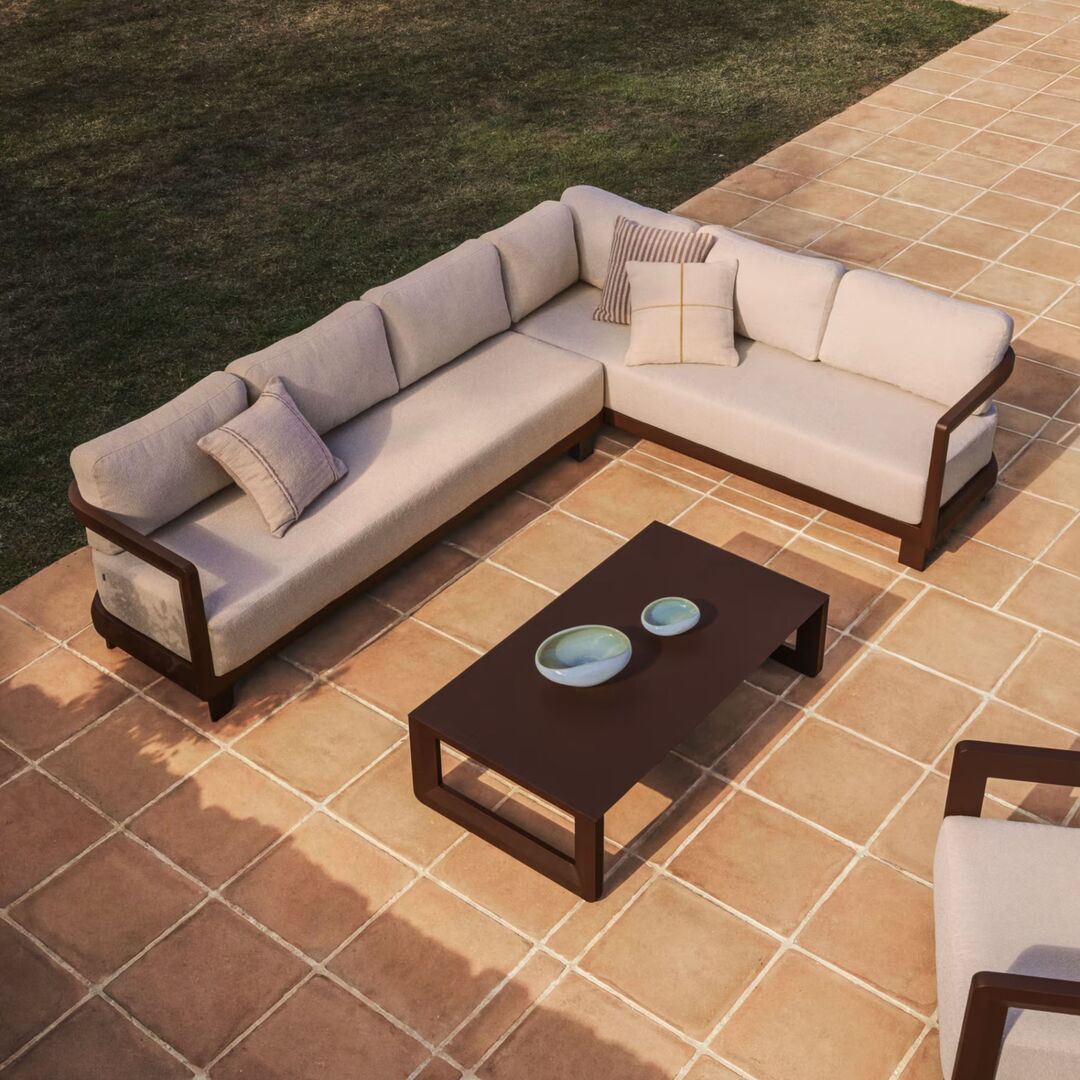 Kave Home 3-Sitzer Sofa Nerano von Kave Home Braun