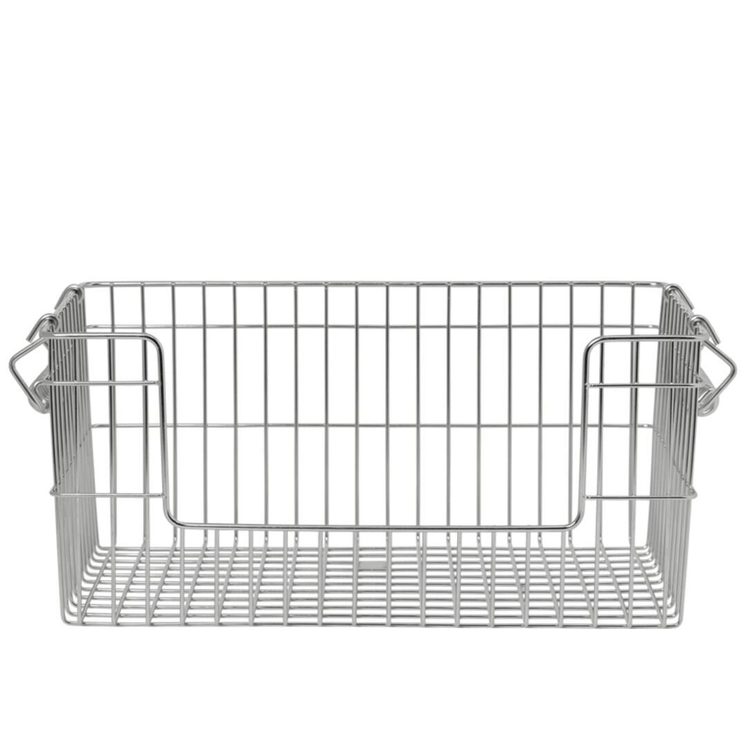 Ferm Living Offene stapelbare Körbe Cala im 8er Set von Ferm Living Stainless Steel