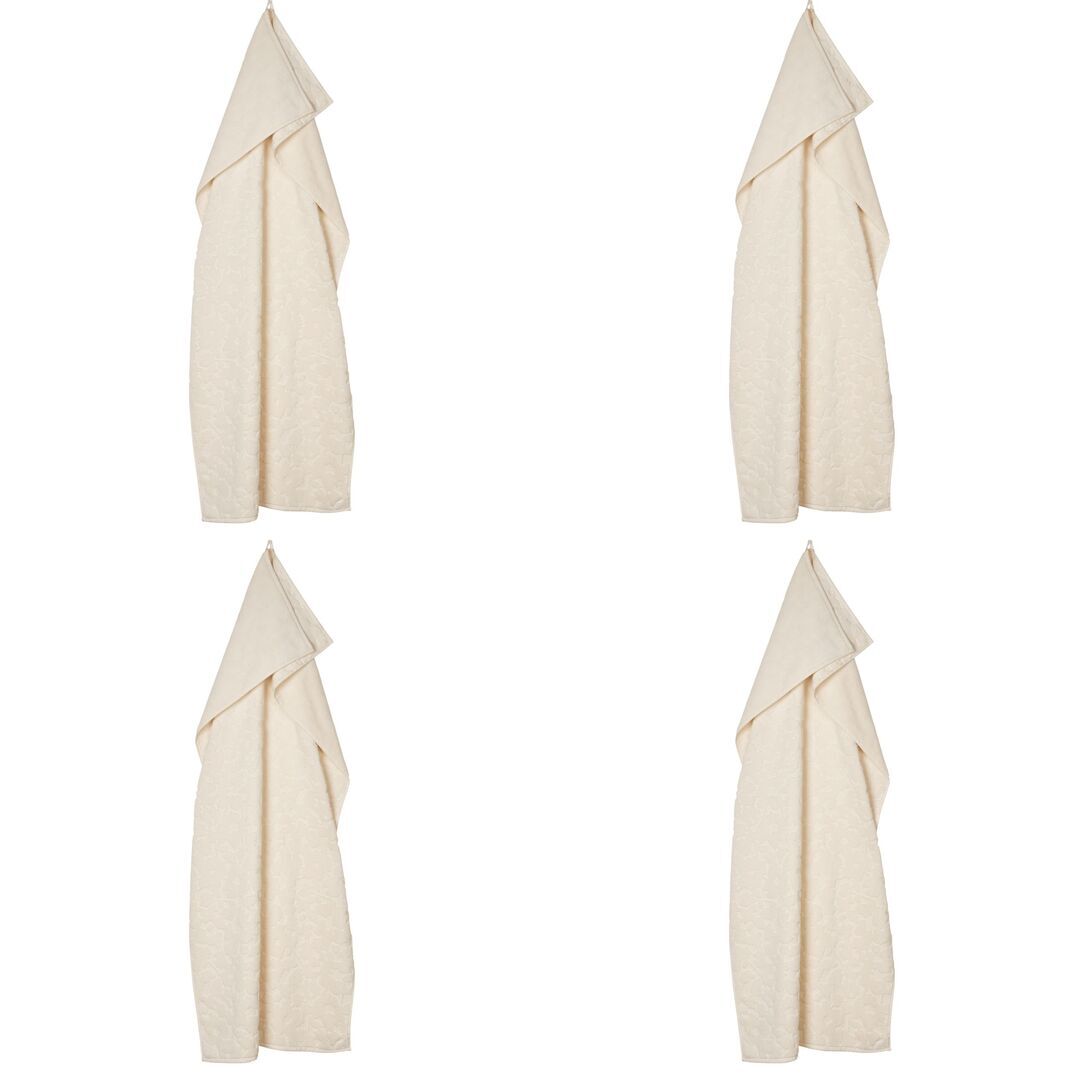Ferm Living Badetuch Cilla im 4er Set von Ferm Living Off White