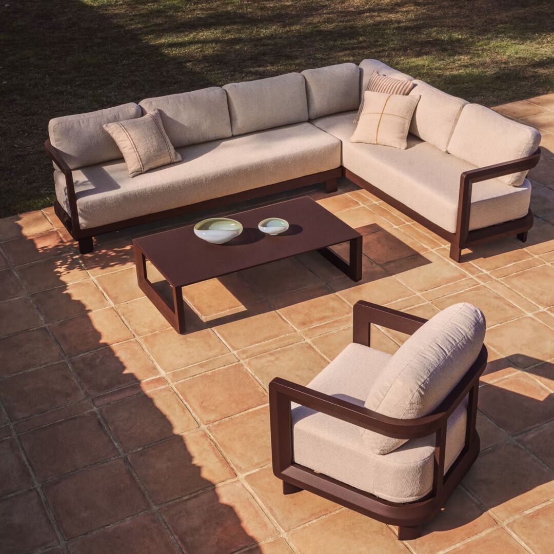 Kave Home Outdoor Set 3 Nerano von Kave Home Braun