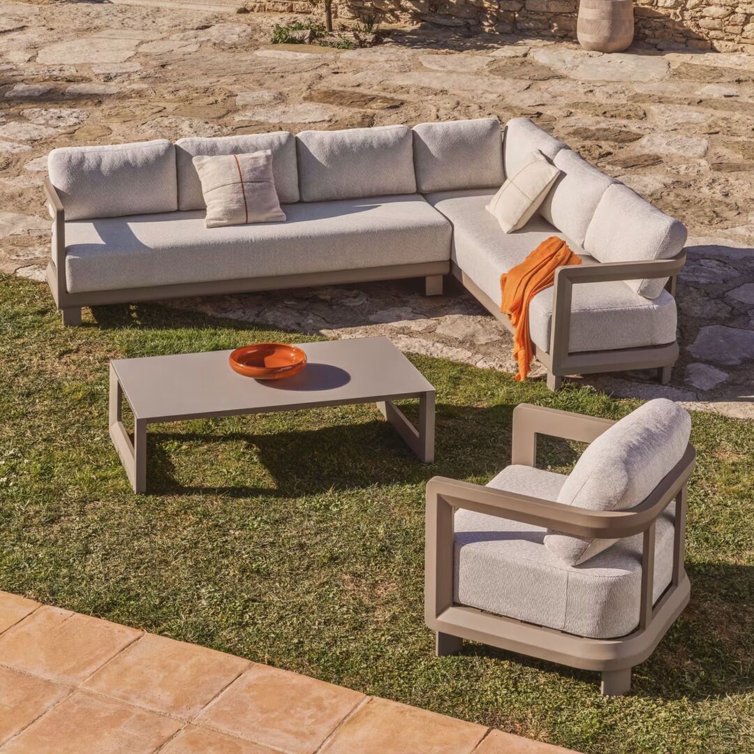 Kave Home Outdoor Set 3 Nerano von Kave Home Taupe