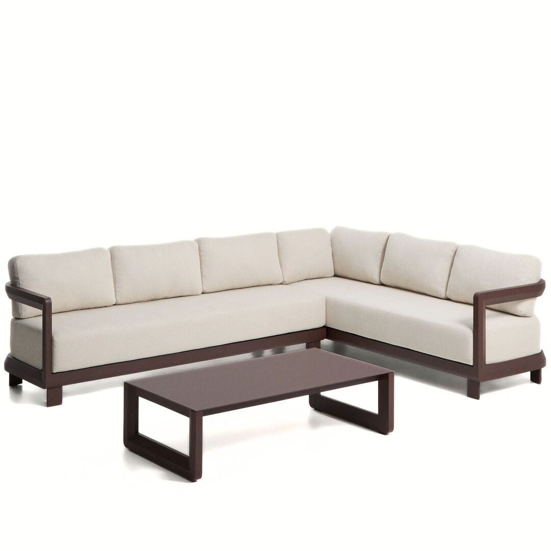 Kave Home Outdoor Set 4 Nerano von Kave Home Braun