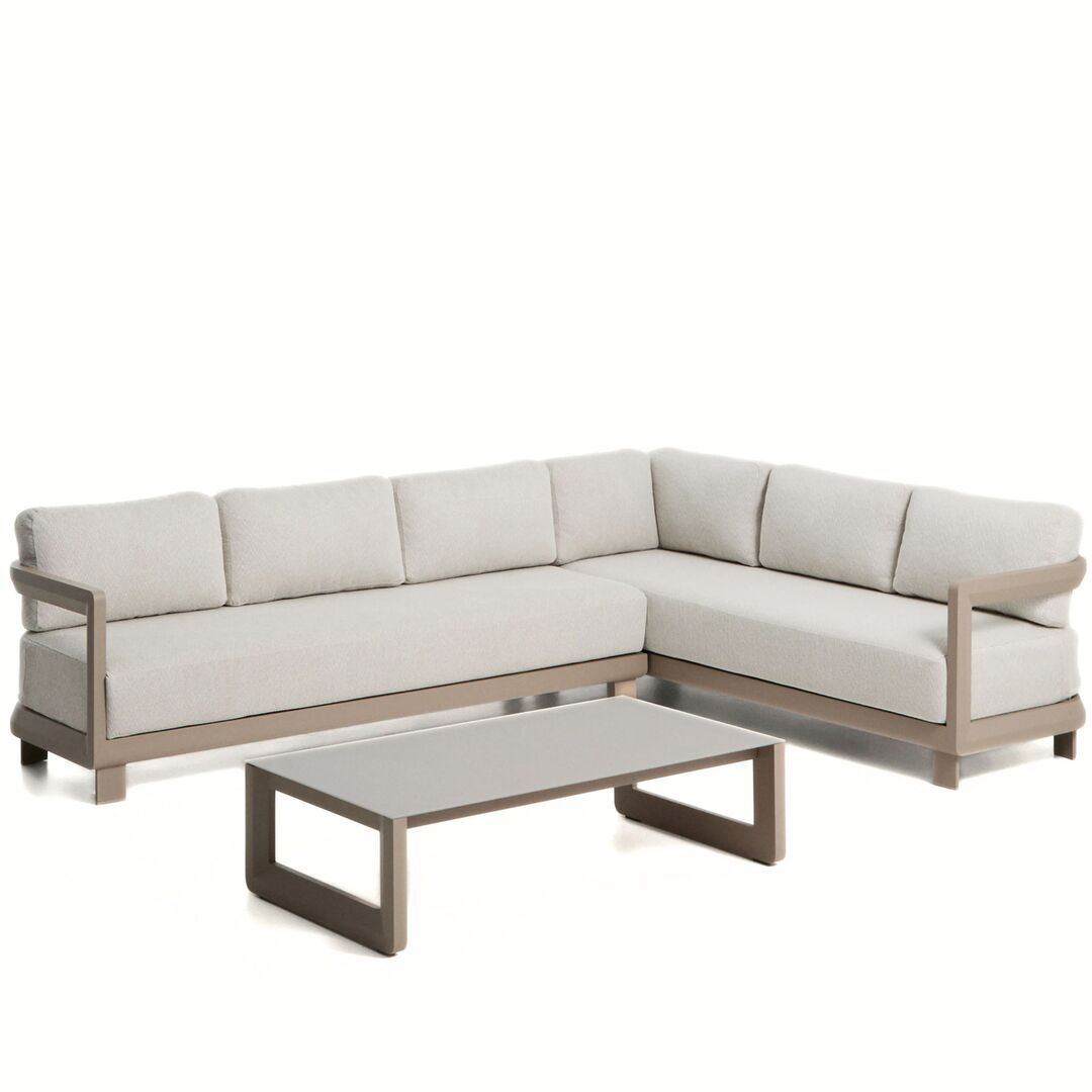 Kave Home Outdoor Set 4 Nerano von Kave Home Taupe