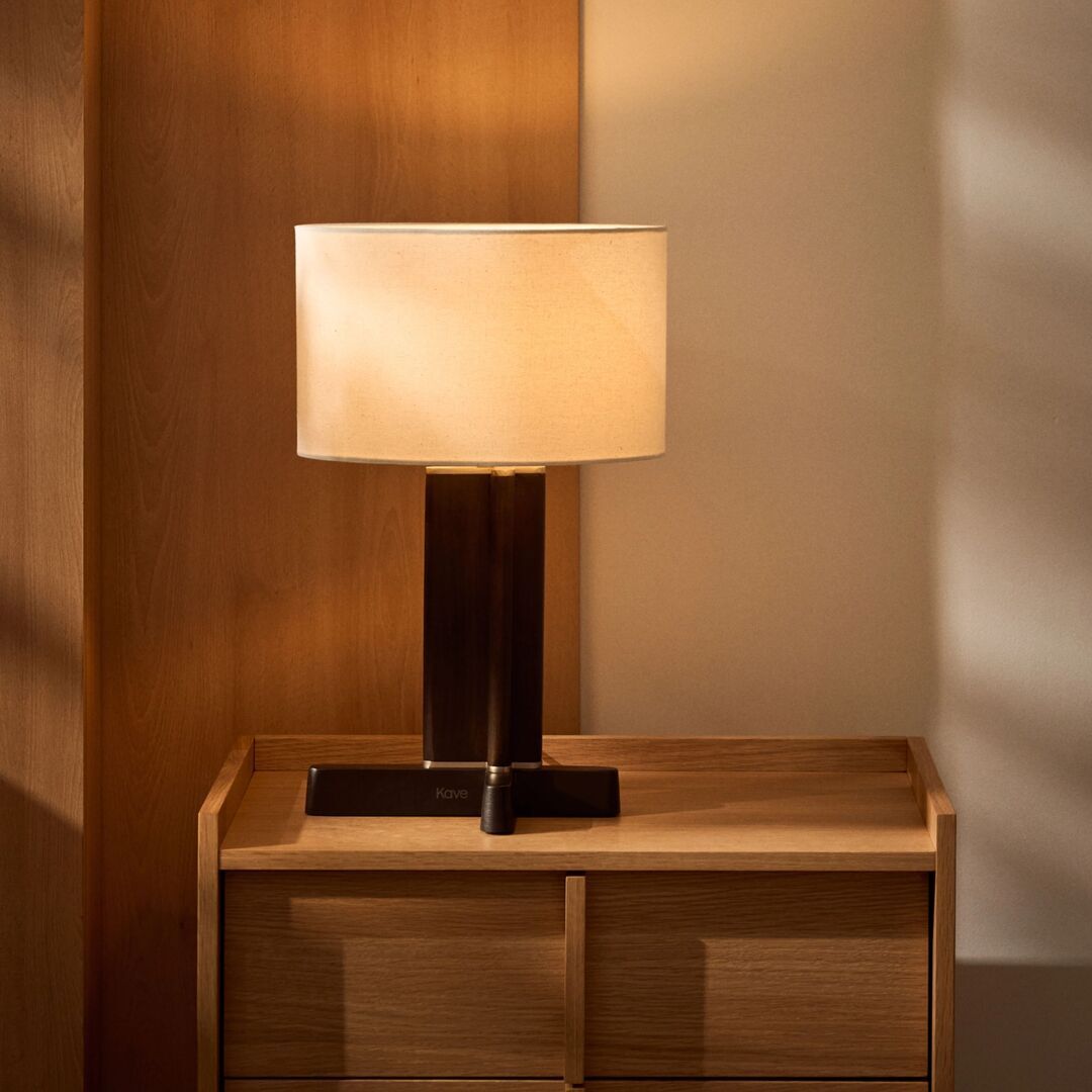 Kave Home Tischleuchte Niani von Kave Home Braun