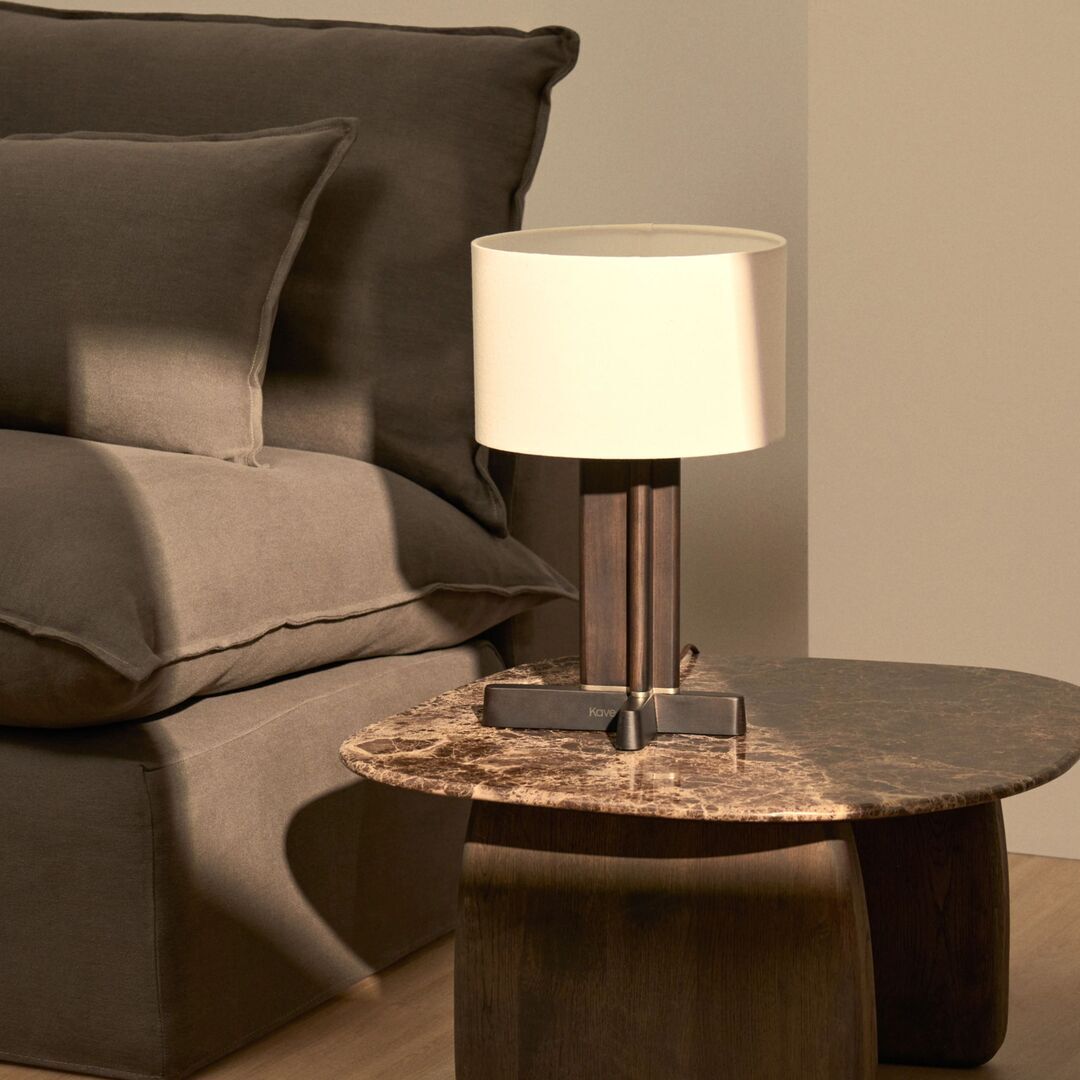 Kave Home Tischleuchte Niani von Kave Home Braun
