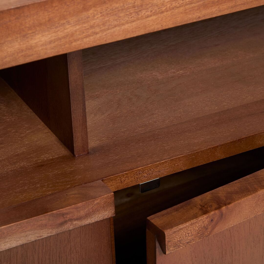 Kave Home,Sideboard Norani von Kave Home,Nussbaum,Sideboard,klassisches Sideboard