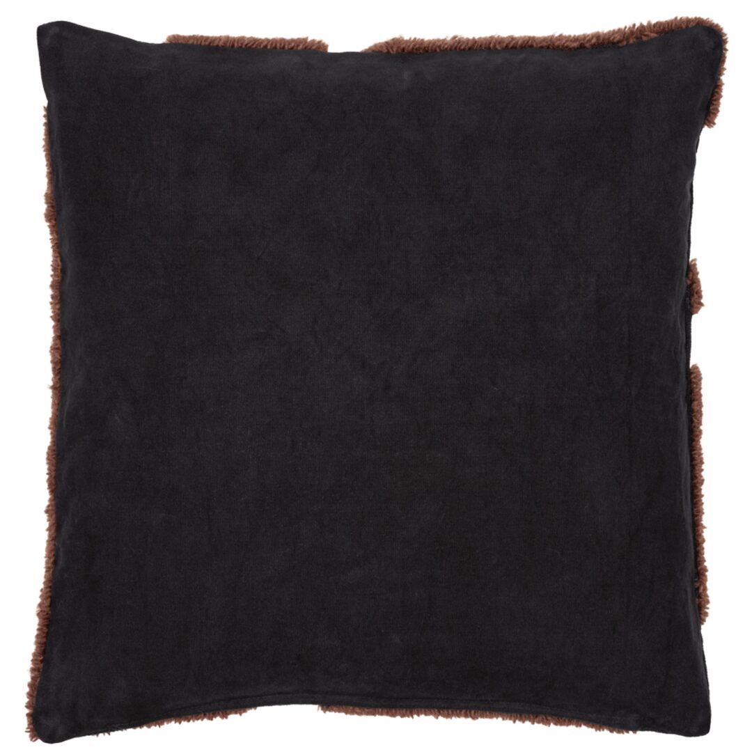 Ferm Living Tuftingkissen Cilla im 2er Set von Ferm Living Black / Dark Chocolate