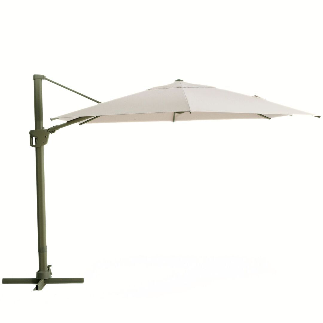 Kave Home Exzentrischer Sonnenschirm Noli von Kave Home L: 300 cm, Grün
