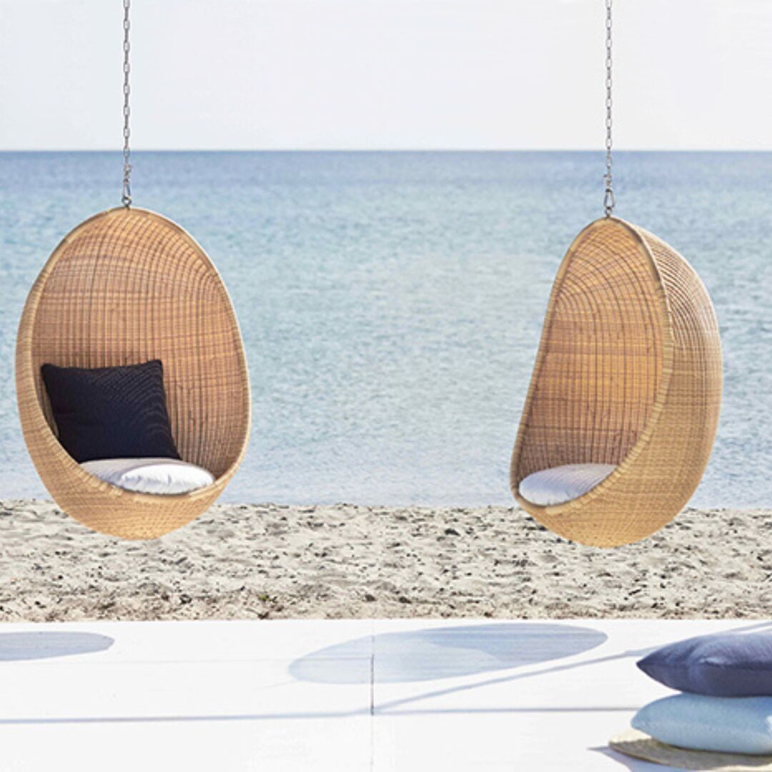 Sika-Design Hängender Egg Outdoor Sessel von Sika-Design
