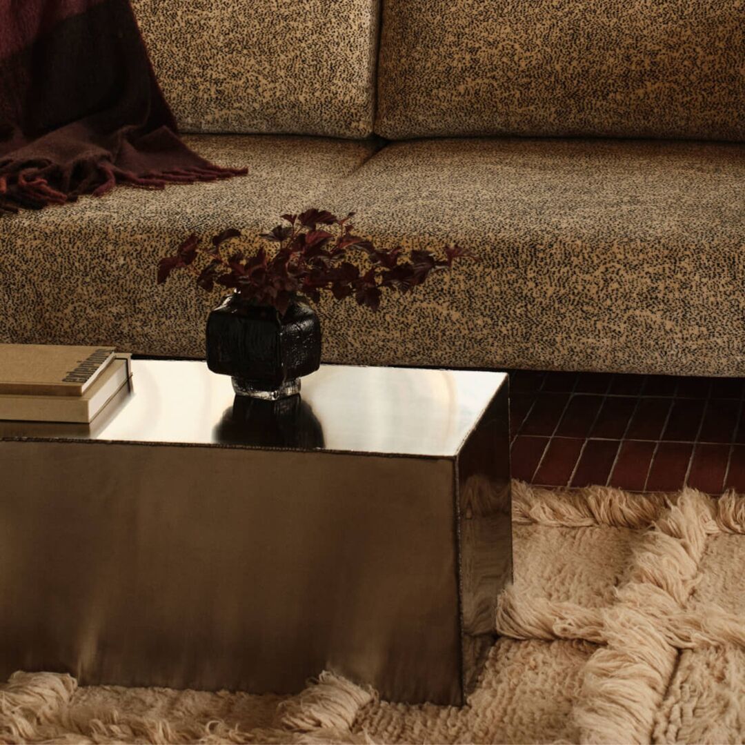 Ferm Living Couchtische Ferra von Ferm Living Stainless Steel