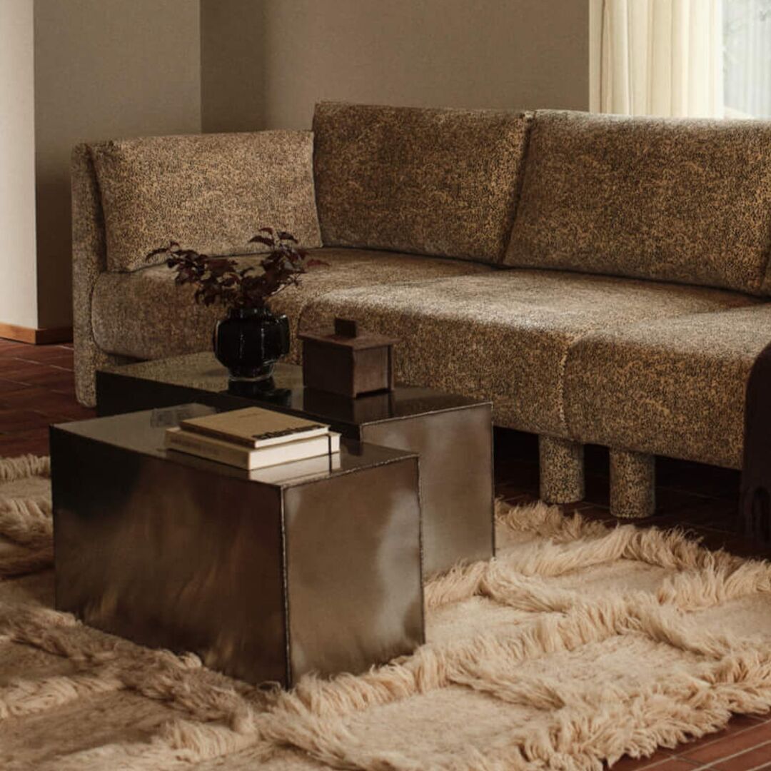 Ferm Living Couchtische Ferra von Ferm Living Stainless Steel