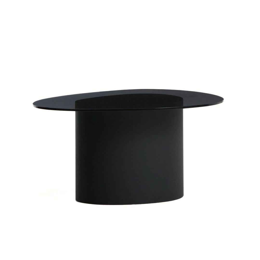 Kave Home Couchtisch Olir von Kave Home L: 74 cm / B: 81.5 cm / H: 43 cm, Schwarz