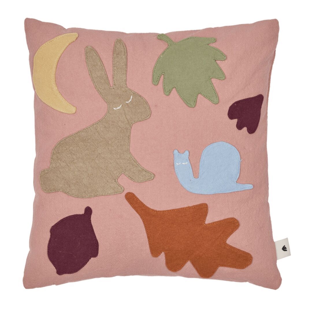 Ferm Living Kids Kissen Lunden von Ferm Living Rose / Multi