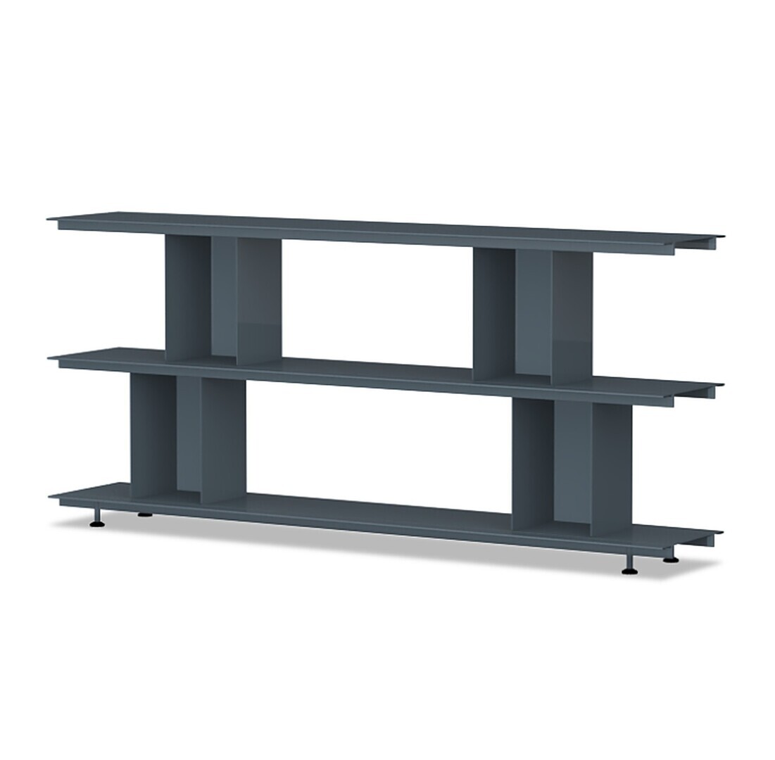 Nils Holger Moormann Zoll D - 2 Stufen Anthrazit matt, B: 180 cm, H: 70 cm