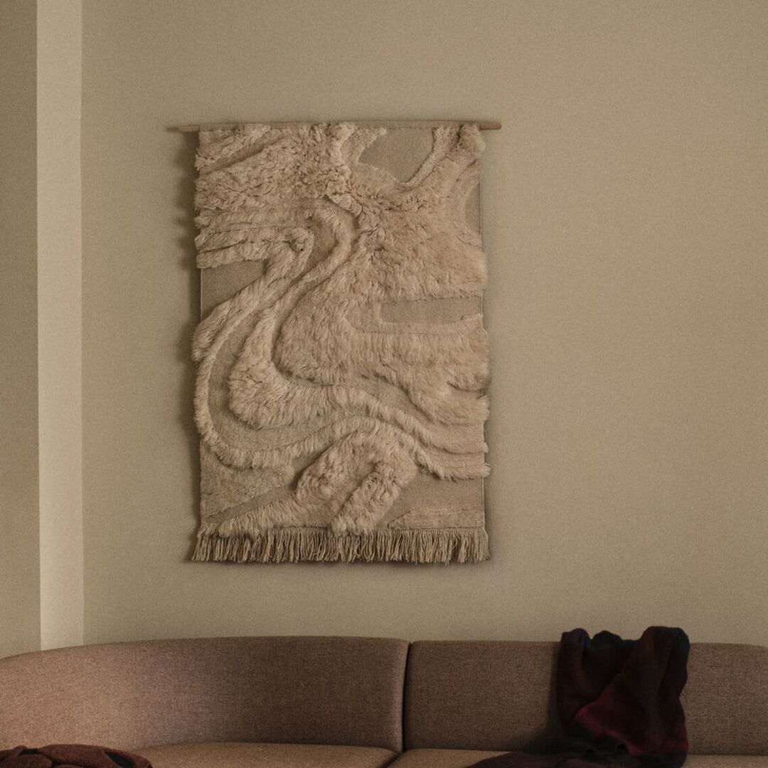 Ferm Living Wandteppich Rime von Ferm Living Off White