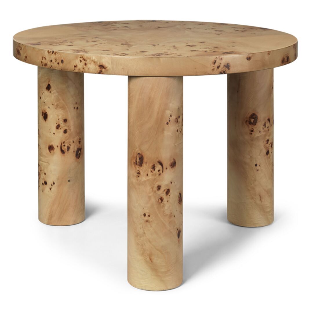 Ferm Living Couchtisch Post von Ferm Living  Pappel Maserfurnier