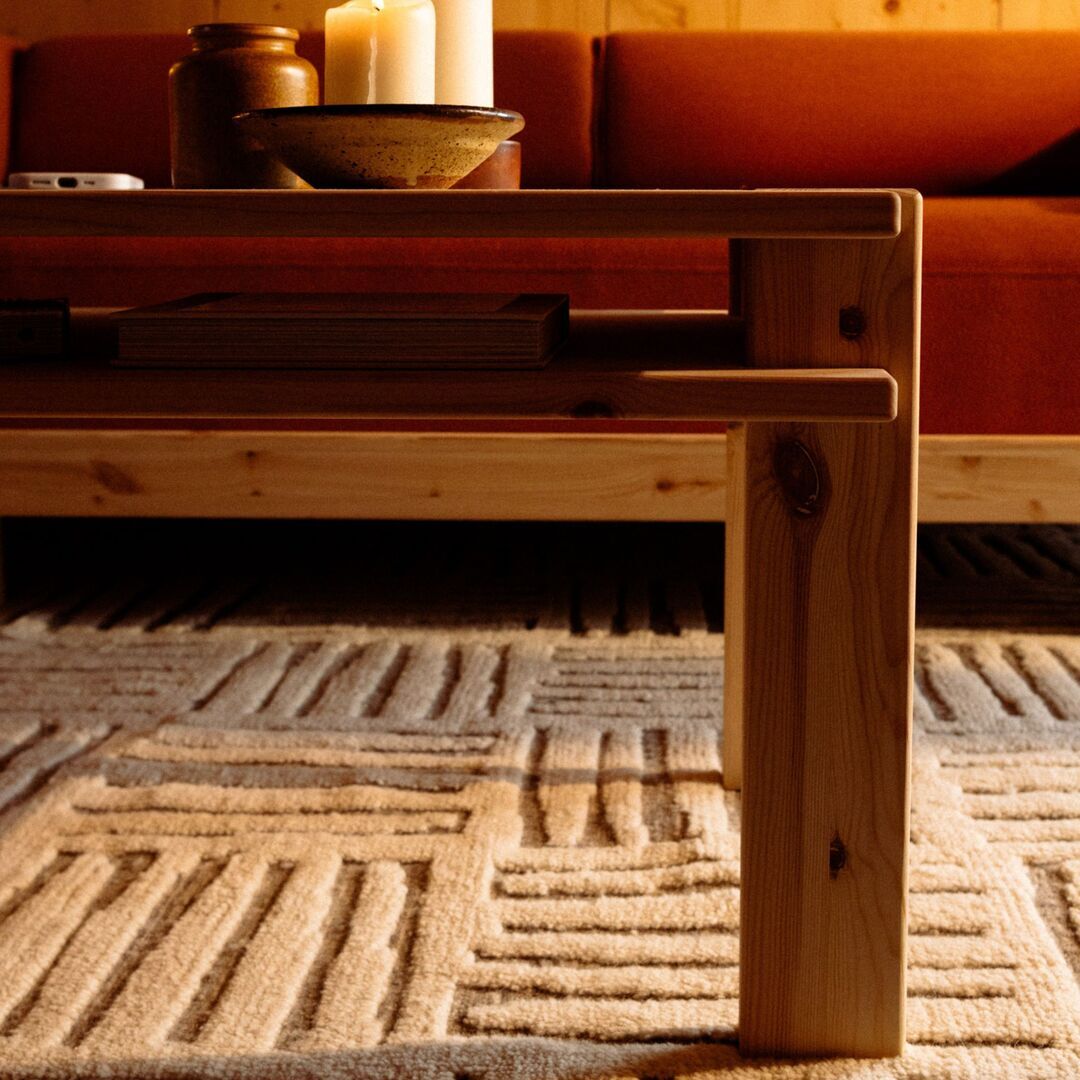 Karup Couchtisch Tuck von Karup Rund mit grossem Stauraum