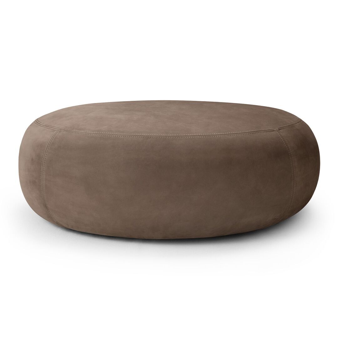 Ethnicraft Sitzhocker Orb von Ethnicraft Fawn nubuck