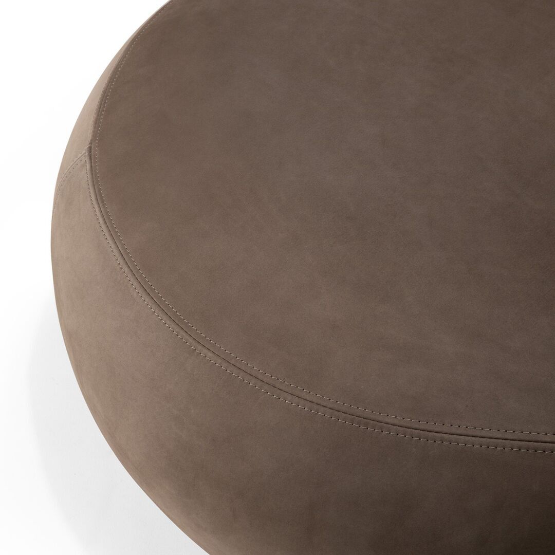Ethnicraft Sitzhocker Orb von Ethnicraft Fawn nubuck