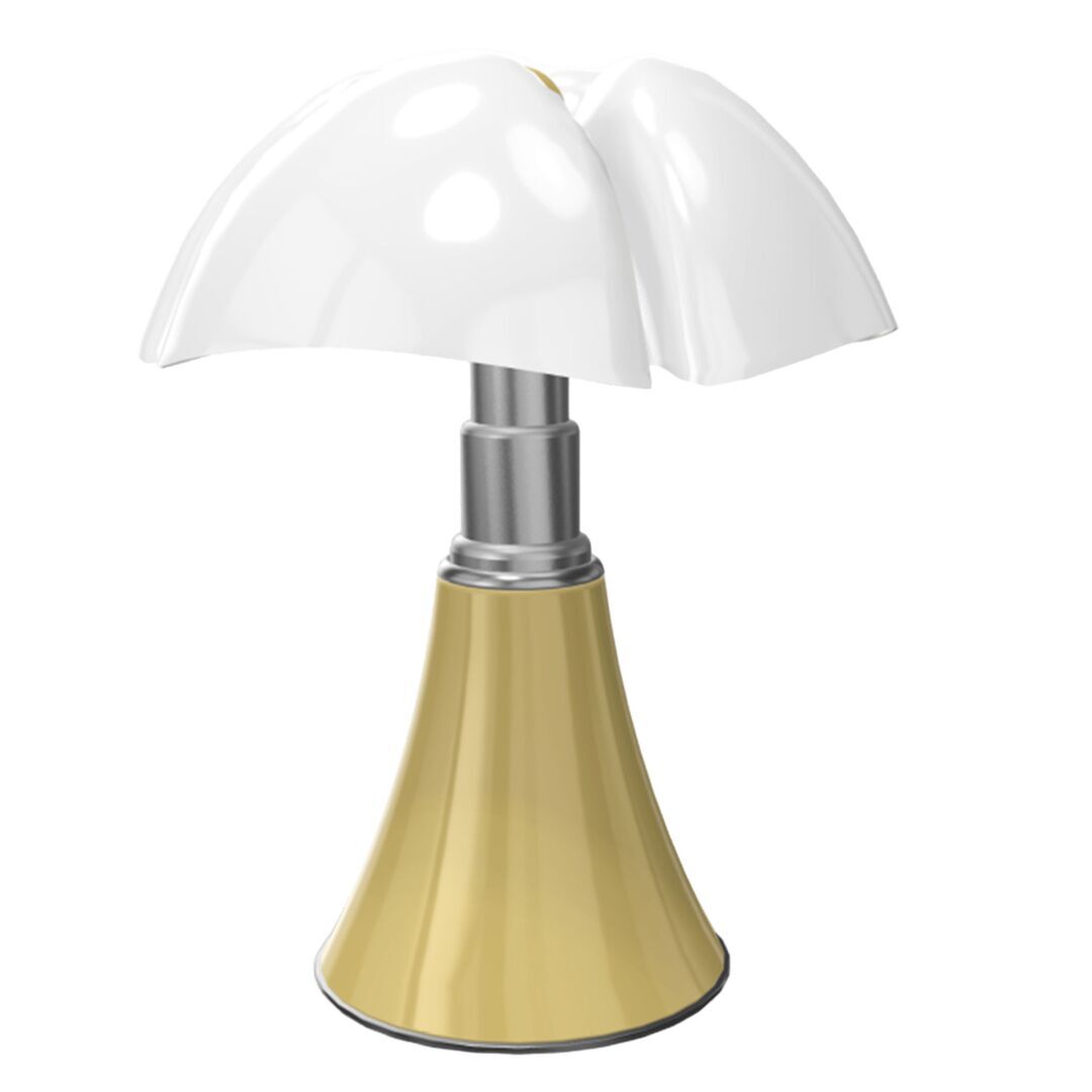 Martinelli Luce Tischleuchte Pipistrello von Martinelli Luce Messing natur satiniert