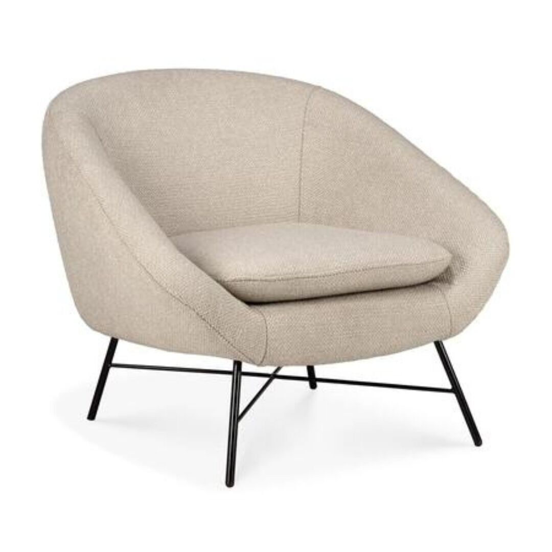 Ethnicraft Sessel Barrow von Ethnicraft Off-White