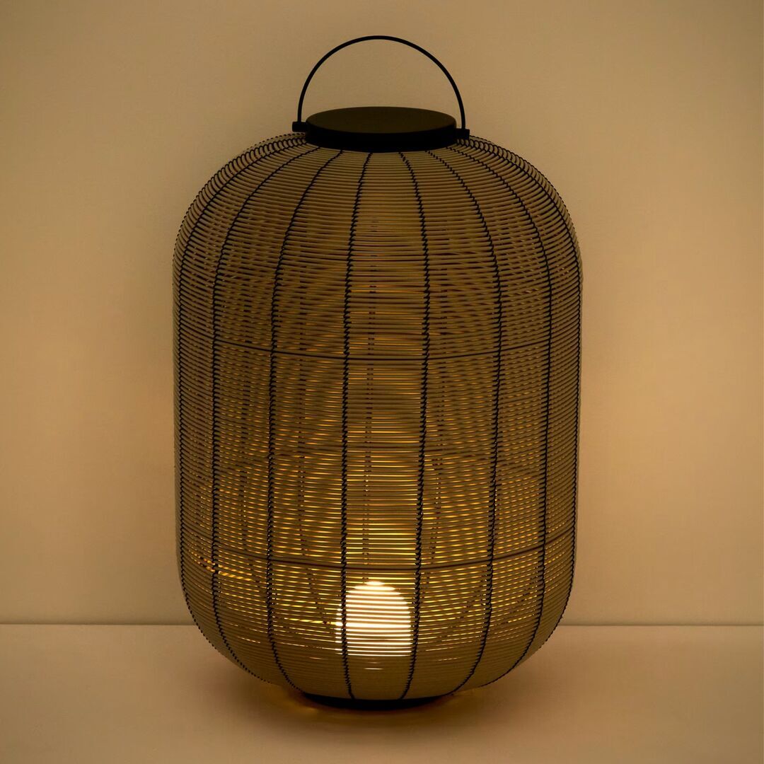 Kave Home Tragbare LED-Tischlampe Saranella von Kave Home Beige