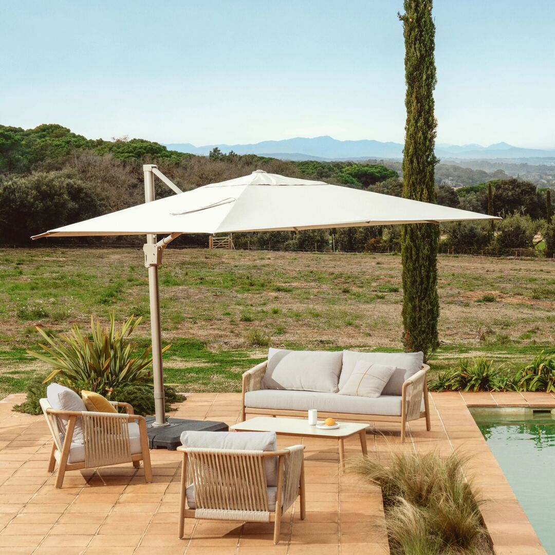 Kave Home Outdoor Set Sirte von Kave Home Ecru / Natur