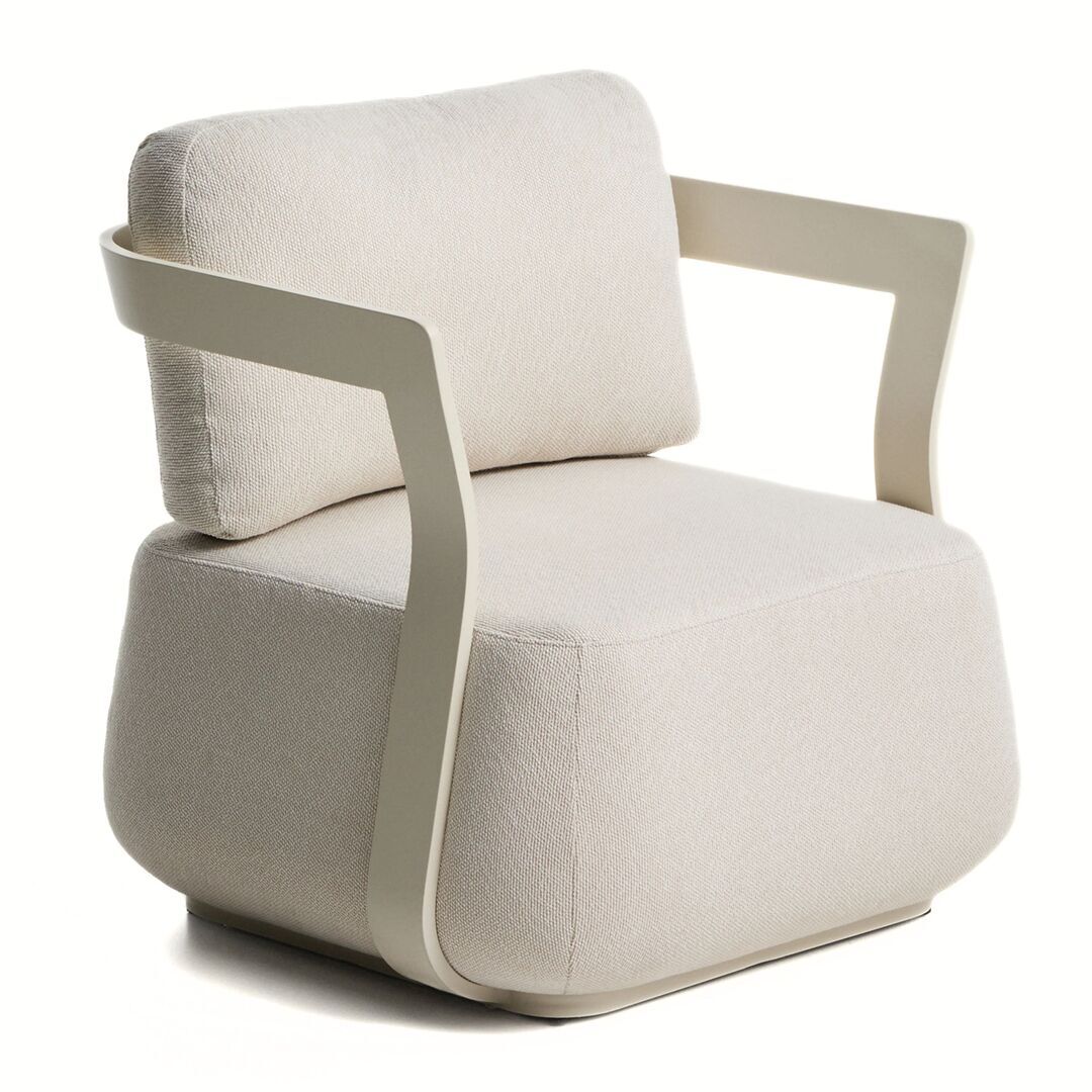 Kave Home Outdoor Sessel Tamaris von Kave Home Ecru