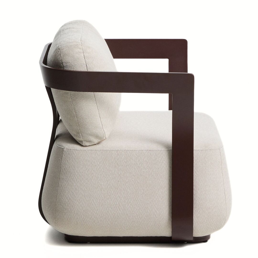 Kave Home Outdoor Sessel Tamaris von Kave Home Braun