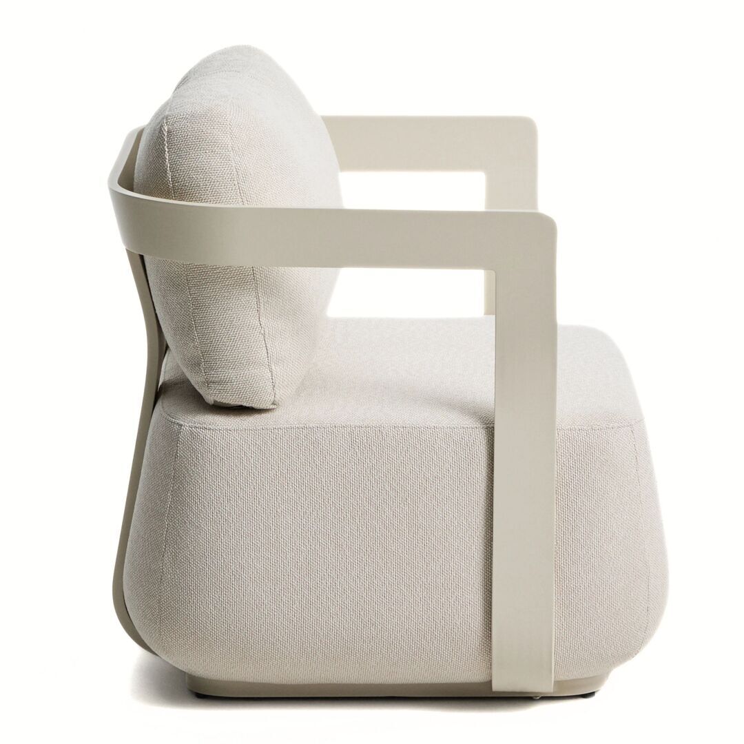 Kave Home Outdoor Sessel Tamaris von Kave Home Ecru