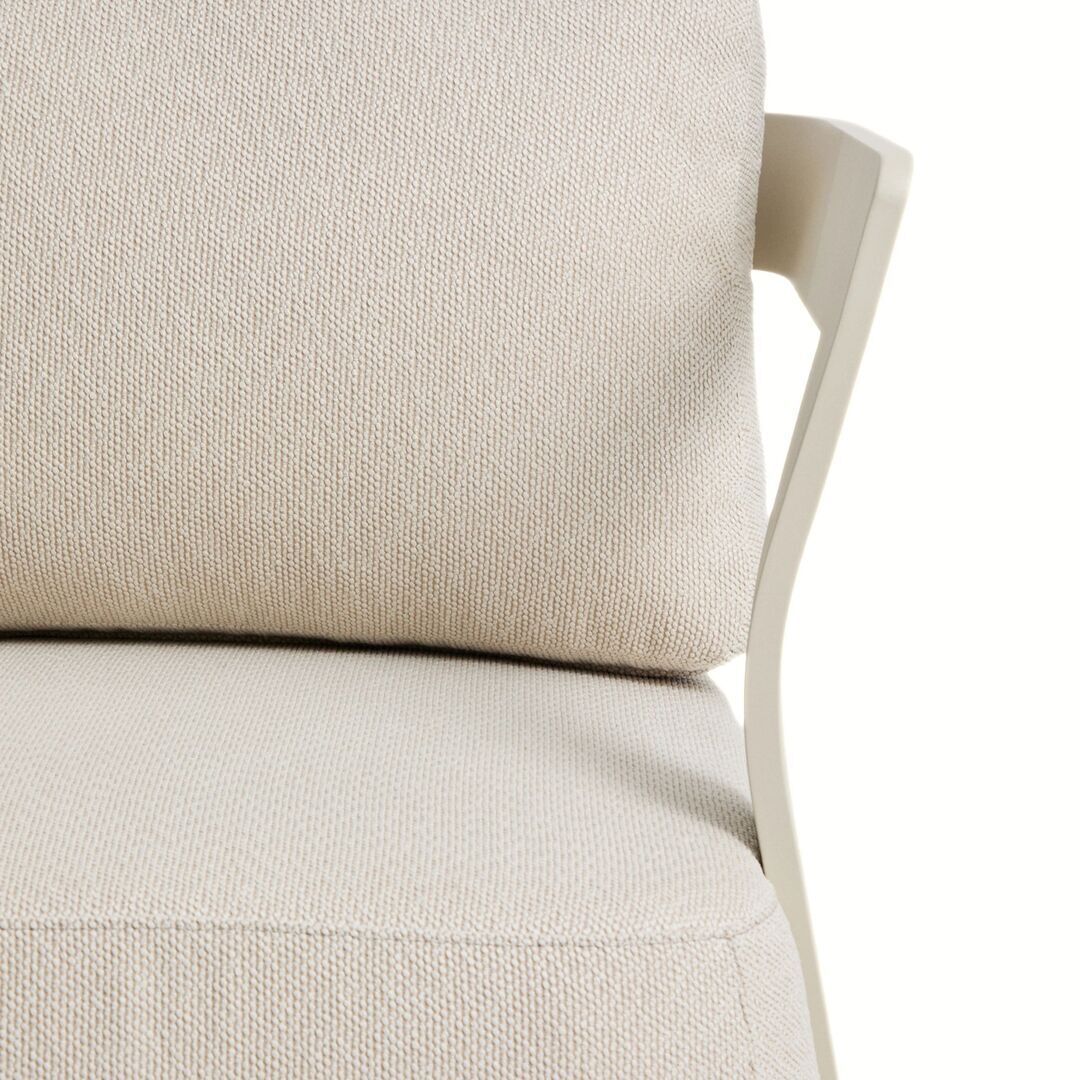 Kave Home Outdoor Sessel Tamaris von Kave Home Ecru