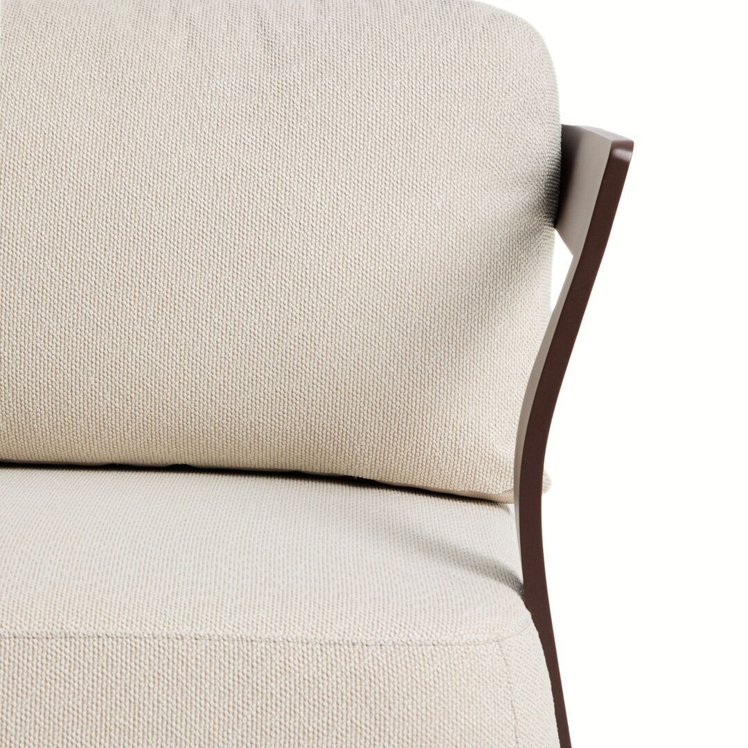 Kave Home Outdoor Sessel Tamaris von Kave Home Braun