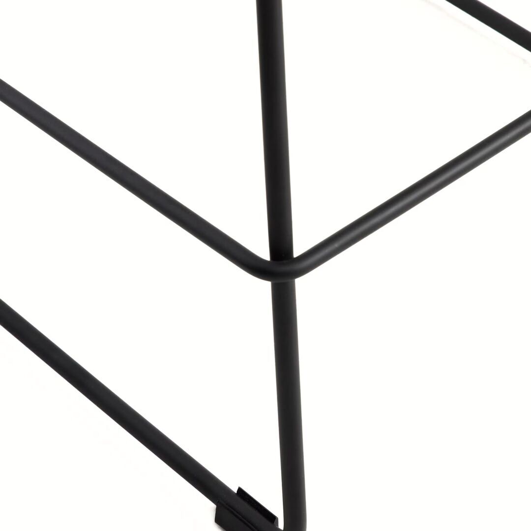 Kave Home Hohe Rückenlehne Hocker Zahara von Kave Home  Sitzhöhe: 75 cm, Cognac
