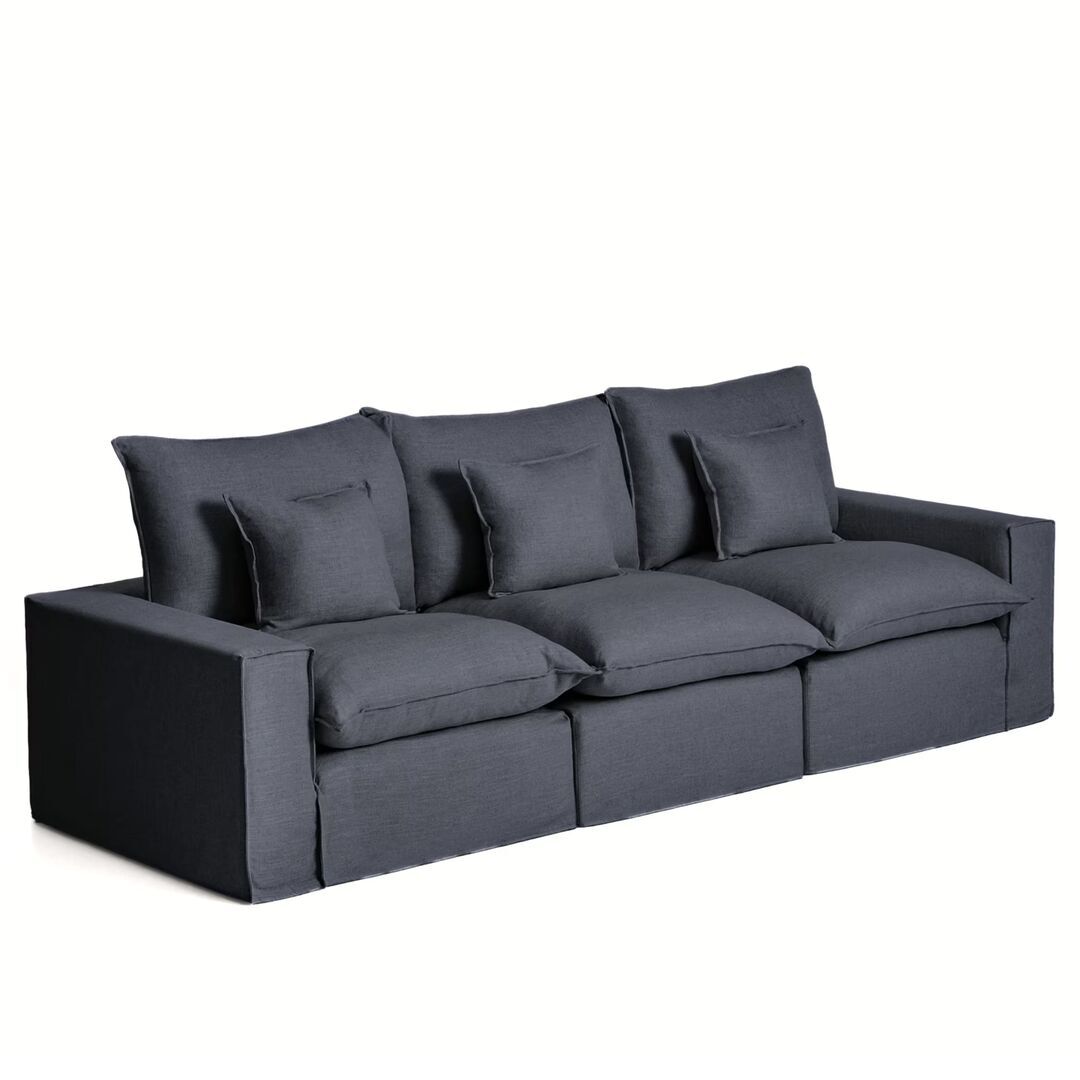 Kave Home 3-Sitzer-Sofa Anarela von Kave Home B: 310 cm, Dunkelgrau