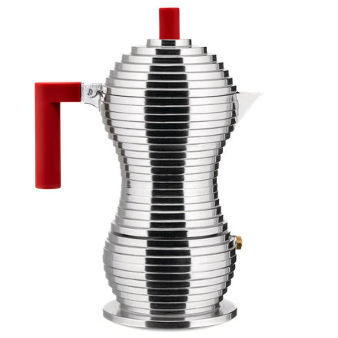 Alessi Alessi Pulcina Espressomaschine Rot, 6 Tassen