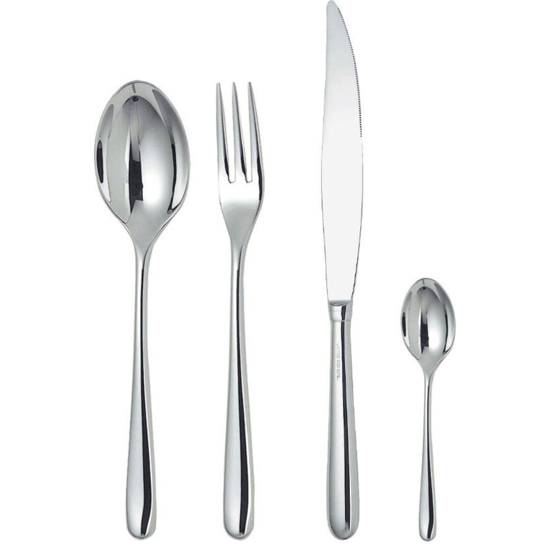 Alessi Alessi Besteckset 24-teilig Caccia Messer Hohler Griff