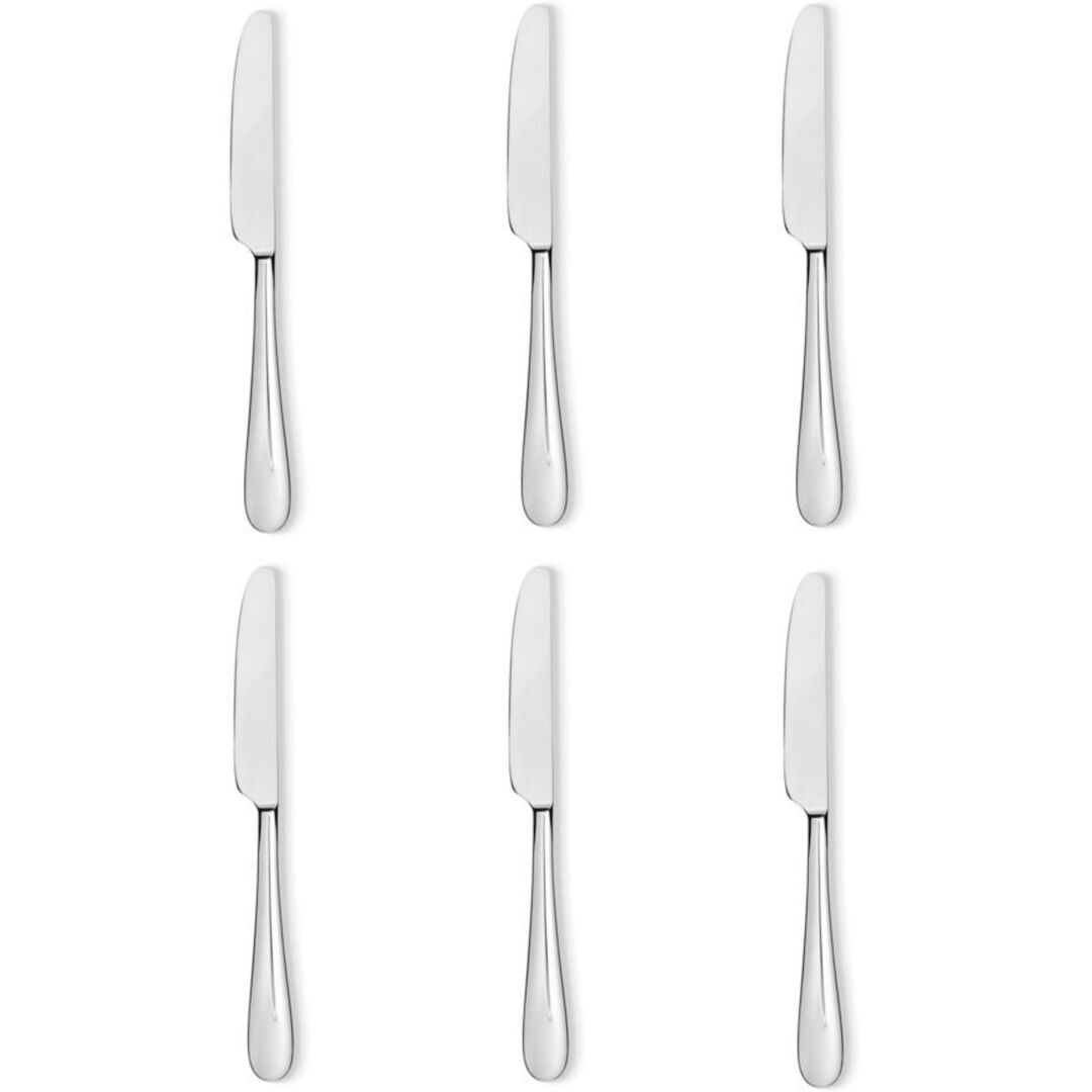 Tafelmesser Nuovo Milano im 6er Set von Alessi