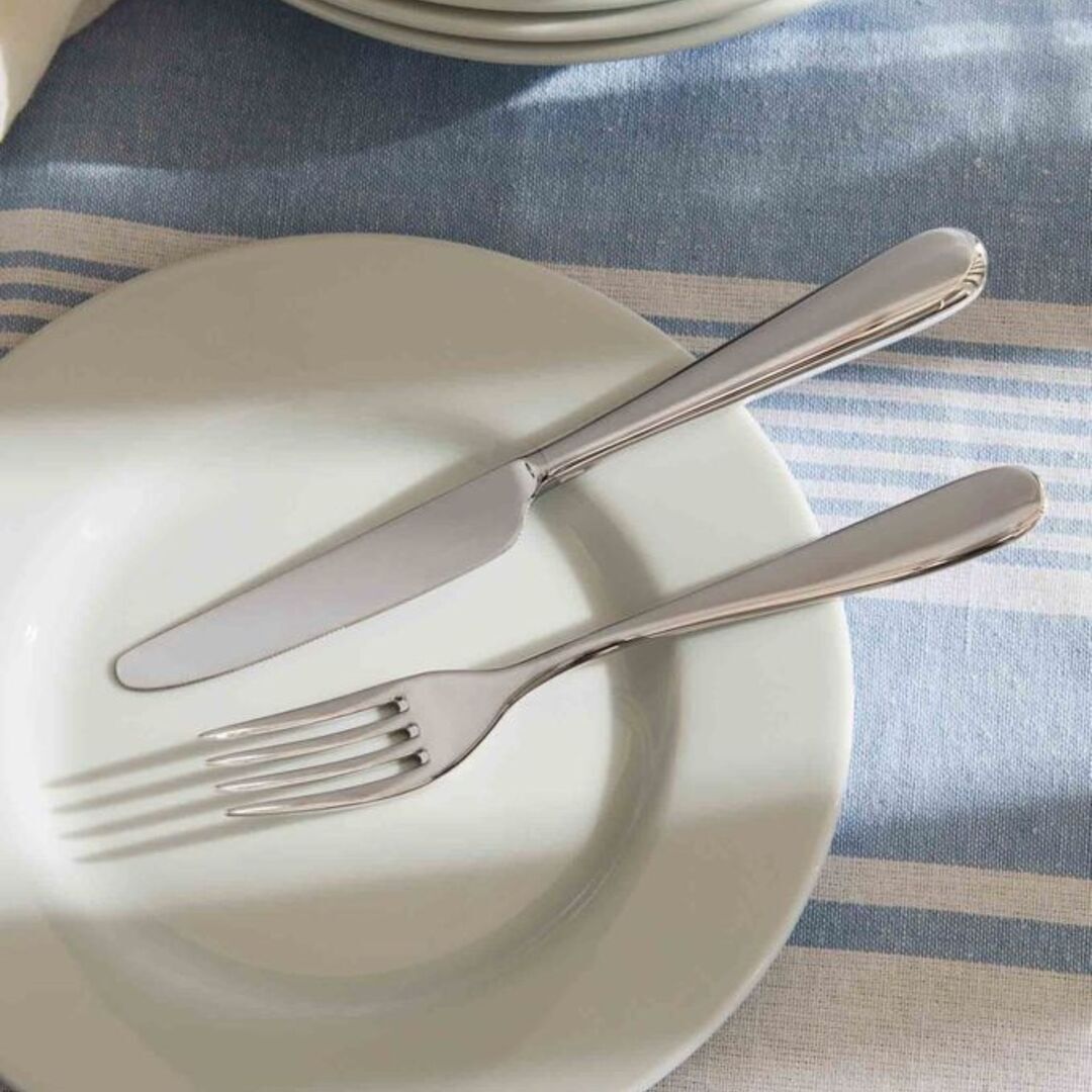 Dessertmesser Nuovo Milano im 6er Set von Alessi