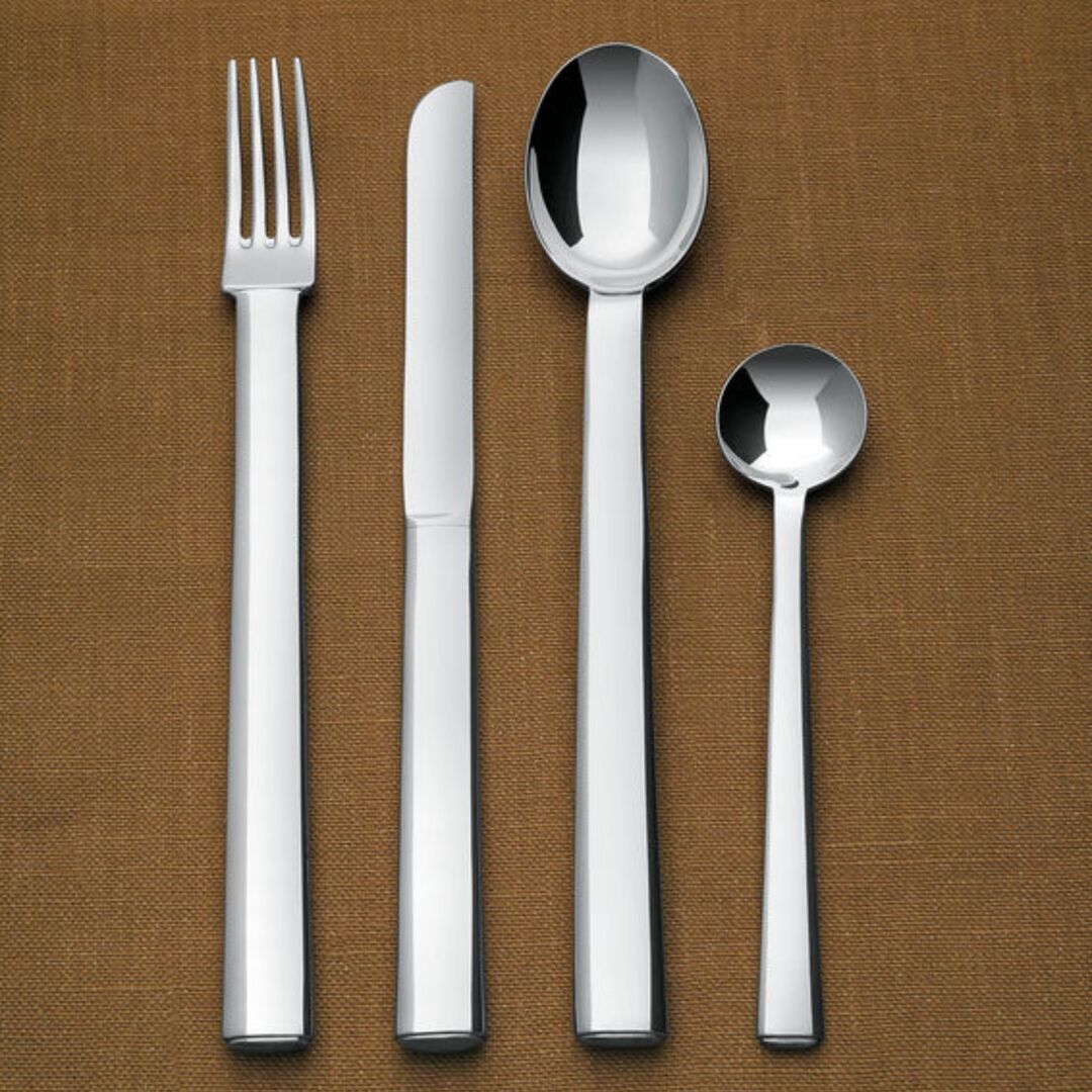 Tafellöffel Rundes Modell im 6er Set von Alessi