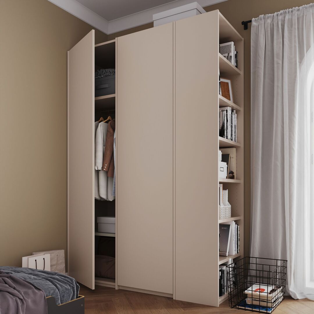 2-türiger Schrank 'Modular Plus' mit Seitenregal