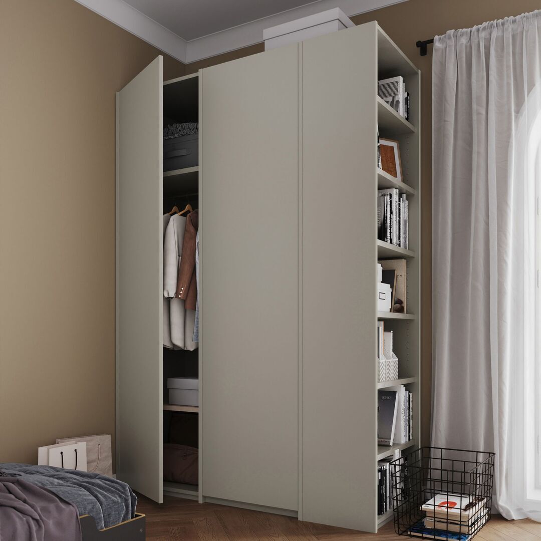 2-türiger Schrank 'Modular Plus' mit Seitenregal