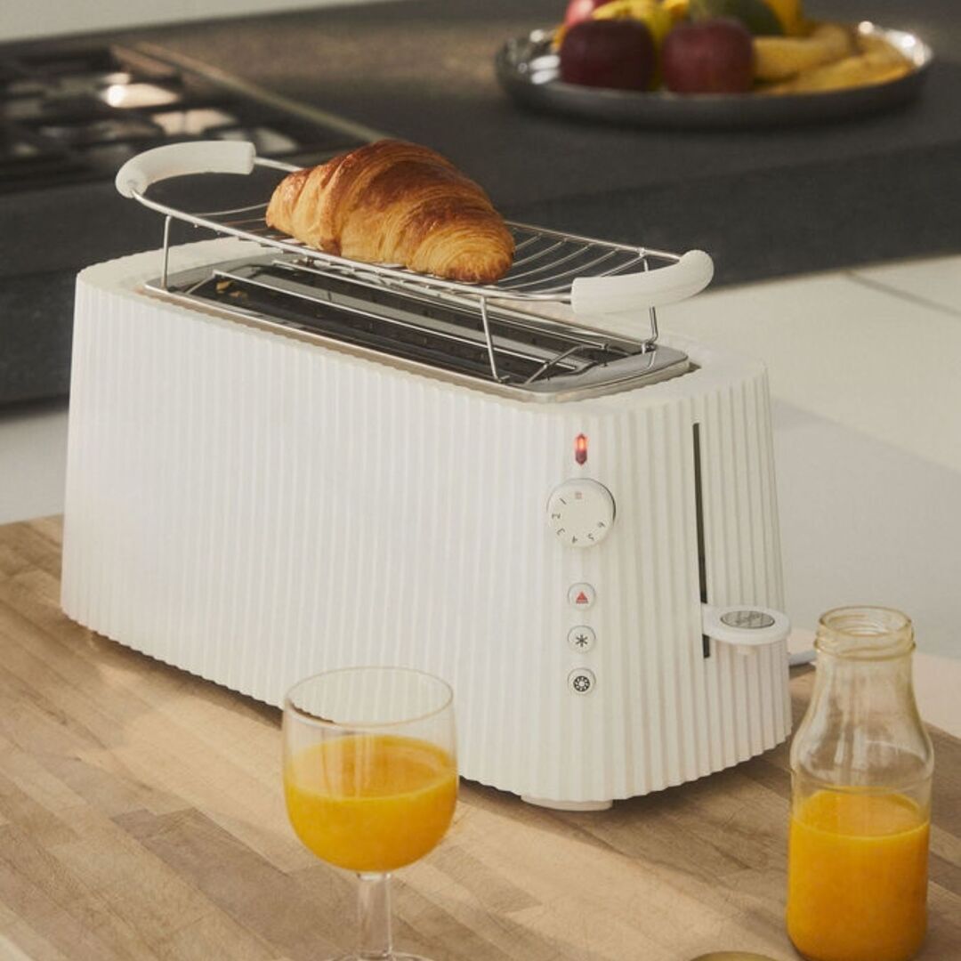Langer Doppelfach-Toaster Plissé von Alessi